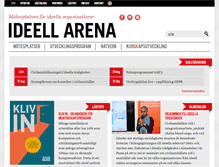 Tablet Screenshot of ideellarena.se